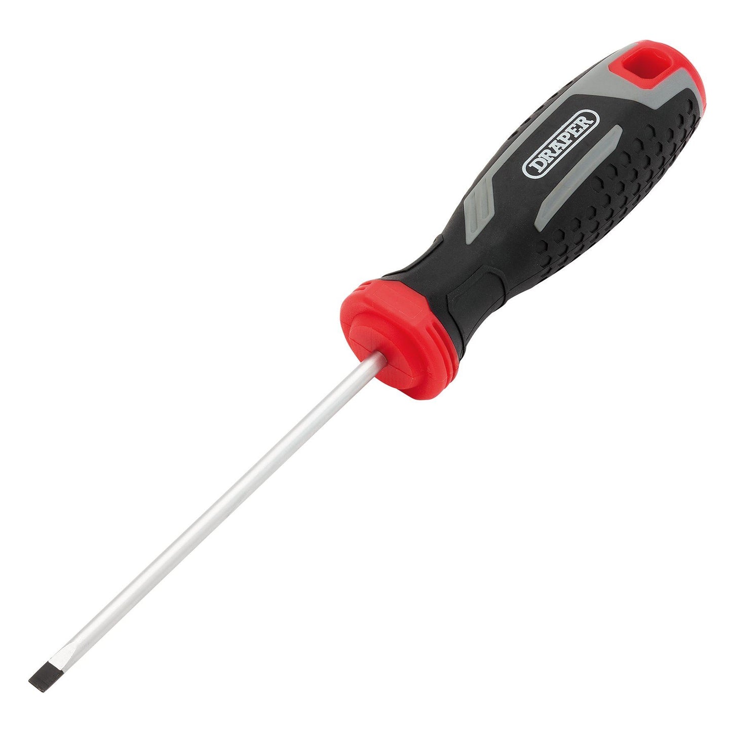 Draper Slotted Parallel Soft Grip Screwdriver, SL4 x 100mm