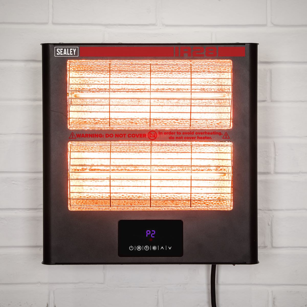 Sealey Infrared Quartz Heater - Wall Mounting 2.8kW/230V IR28