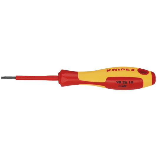 KNIPEX 98 26 10 VDE Insulated Torx Screwdriver, TX10 x 60mm