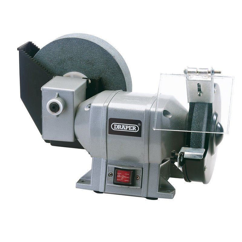 Draper 78456 250w Twin 6" & 8" Bench Grinder Sander Polisher Polishing Machine