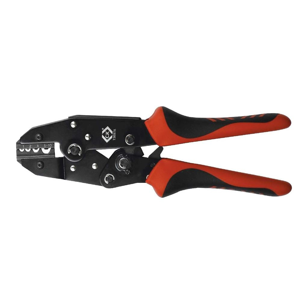 CK Tools Ratchet Crimping Pliers for Non Insulated terminal T3697A