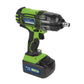 Sealey Cordless Impact Wrench 18V 3Ah Li-ion 1/2"Sq Drive Hi-Vis CP400LIHV