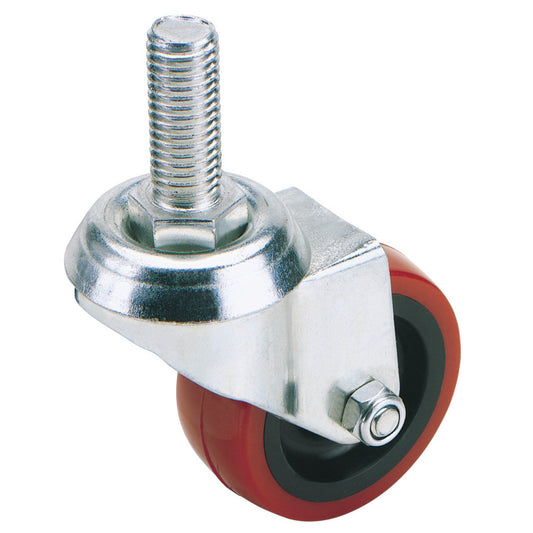 Draper 1x 50mm Diam Swivel Bolt Fixing Polyurethane Wheel - S.W.L. 50kg Tool - 65510