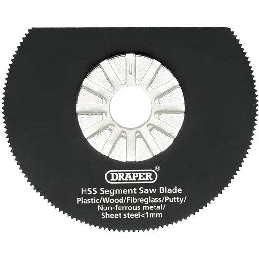 Draper 63mm HSS Segment Saw Blade 18tpi Stock No. 26057