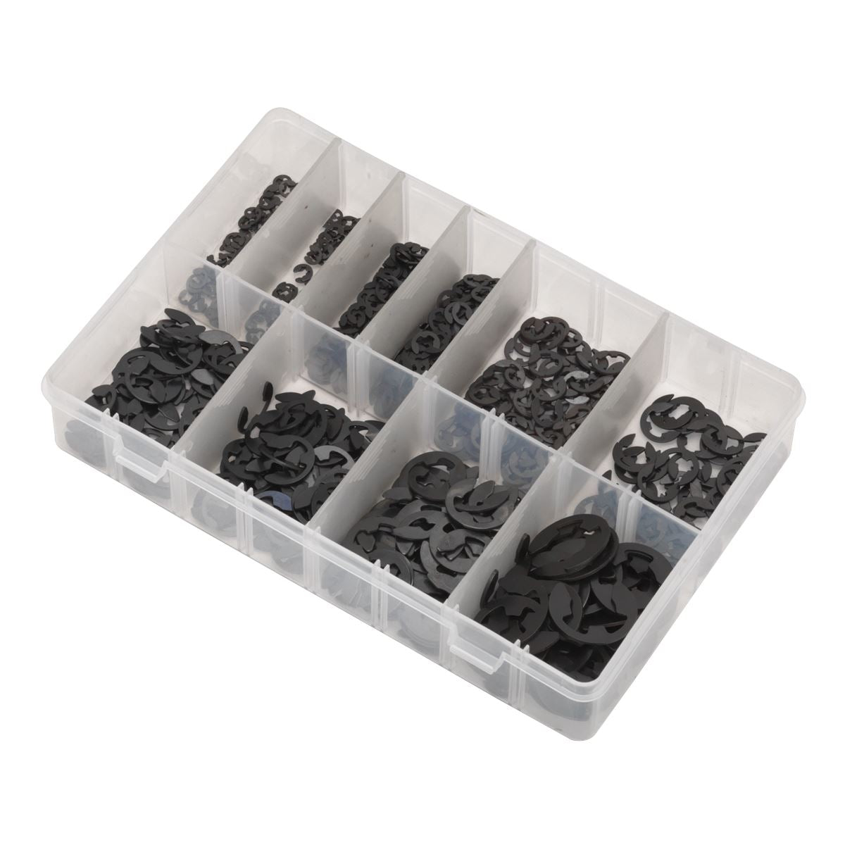 Sealey E-Clip Retainer Assortment 800pc Imperial AB013ER