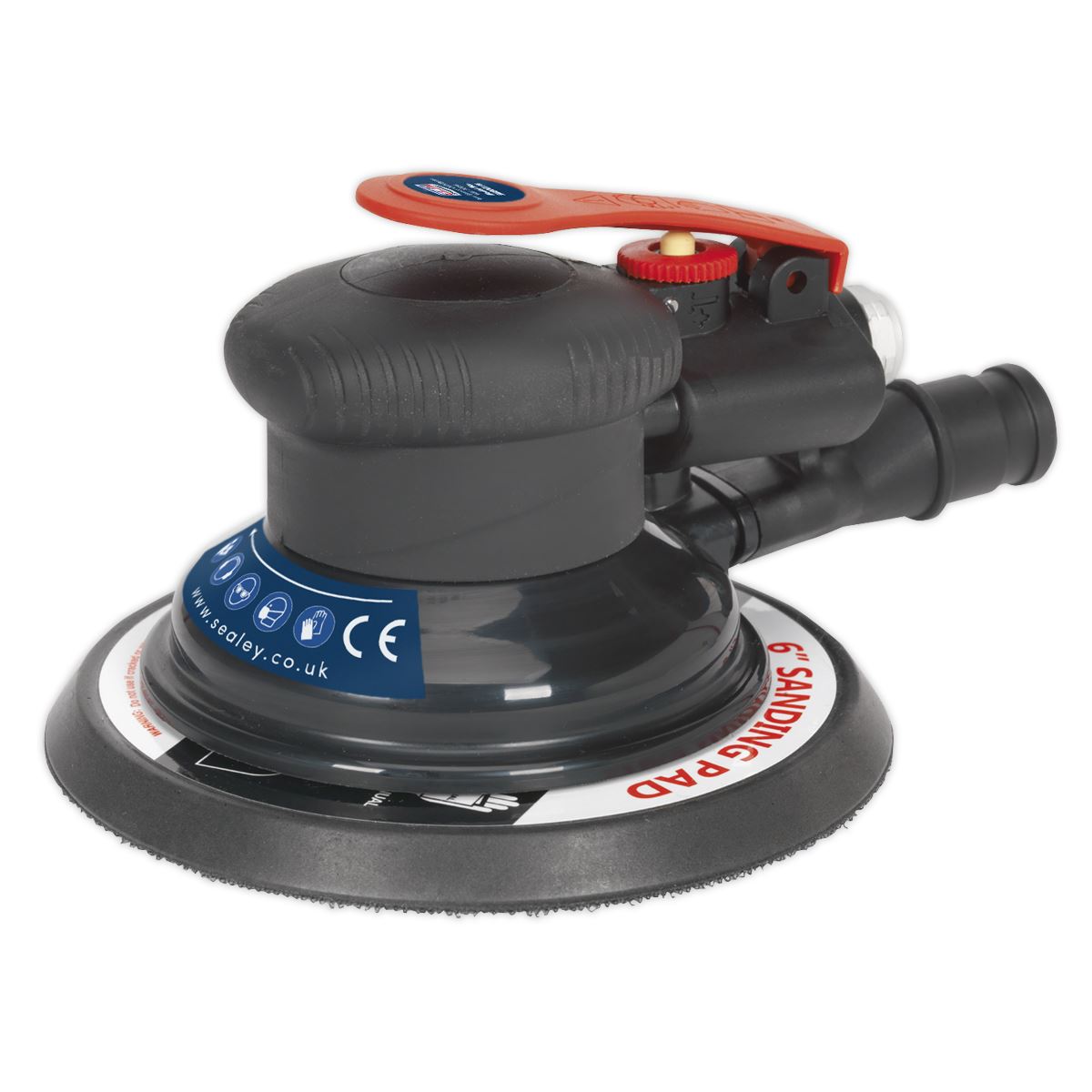 Sealey Air Palm Orbital Sander 150mm Dust-Free SA801