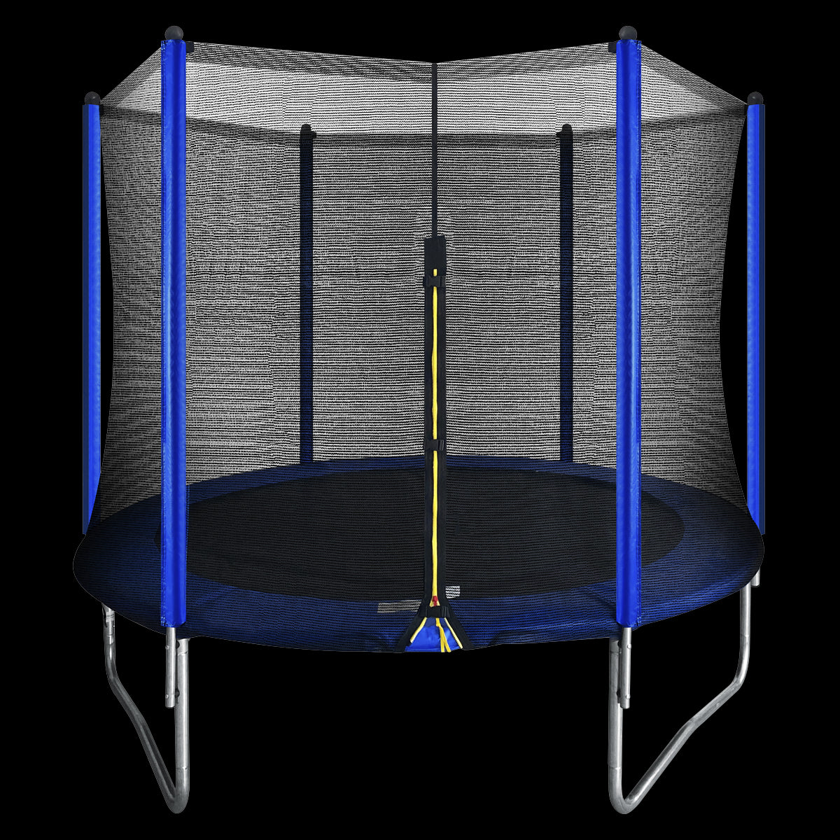 Dellonda 8ft Heavy-Duty Outdoor Trampoline with Safety Enclosure Net DL67