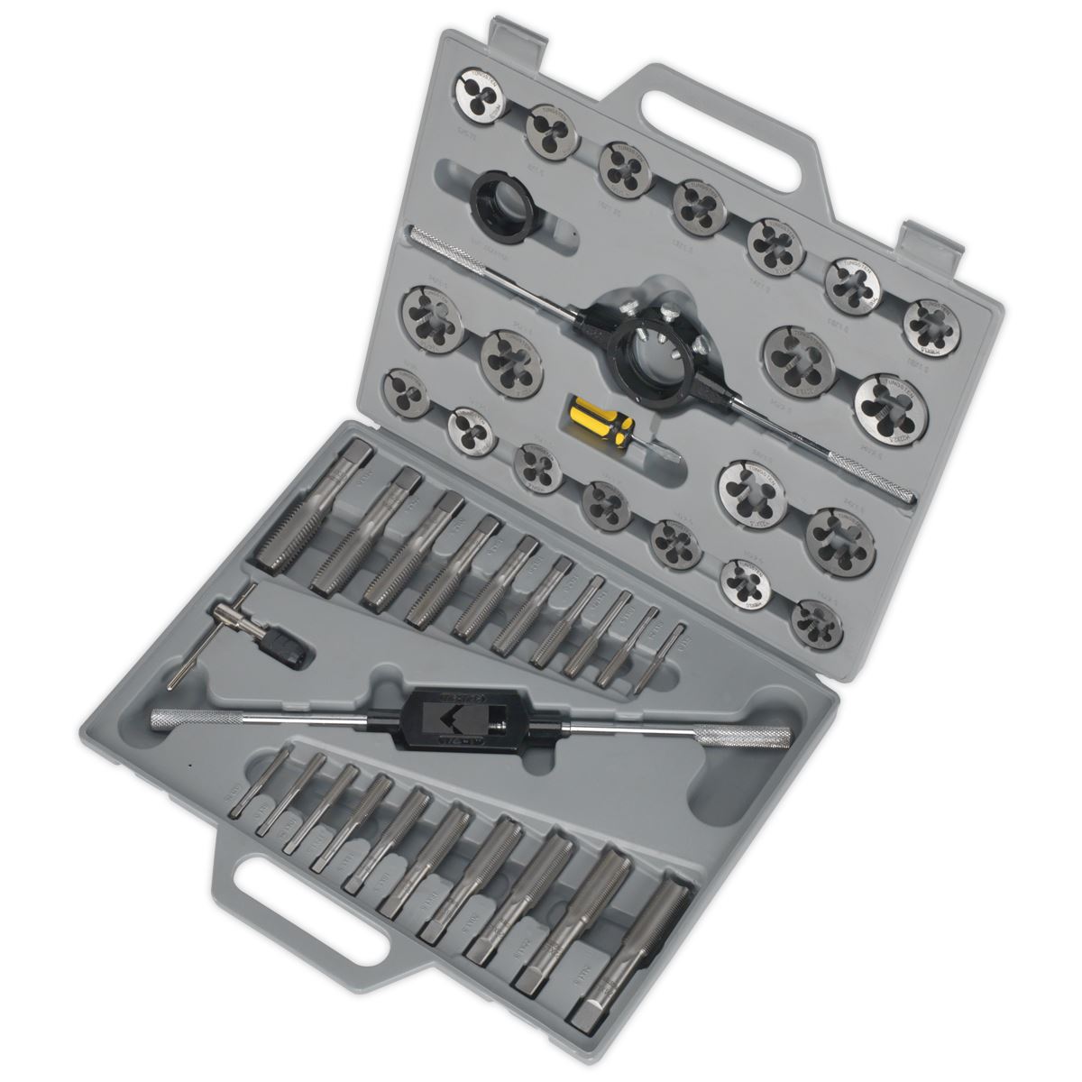 Sealey Tap & Die Set 45pc Split Dies Metric AK303