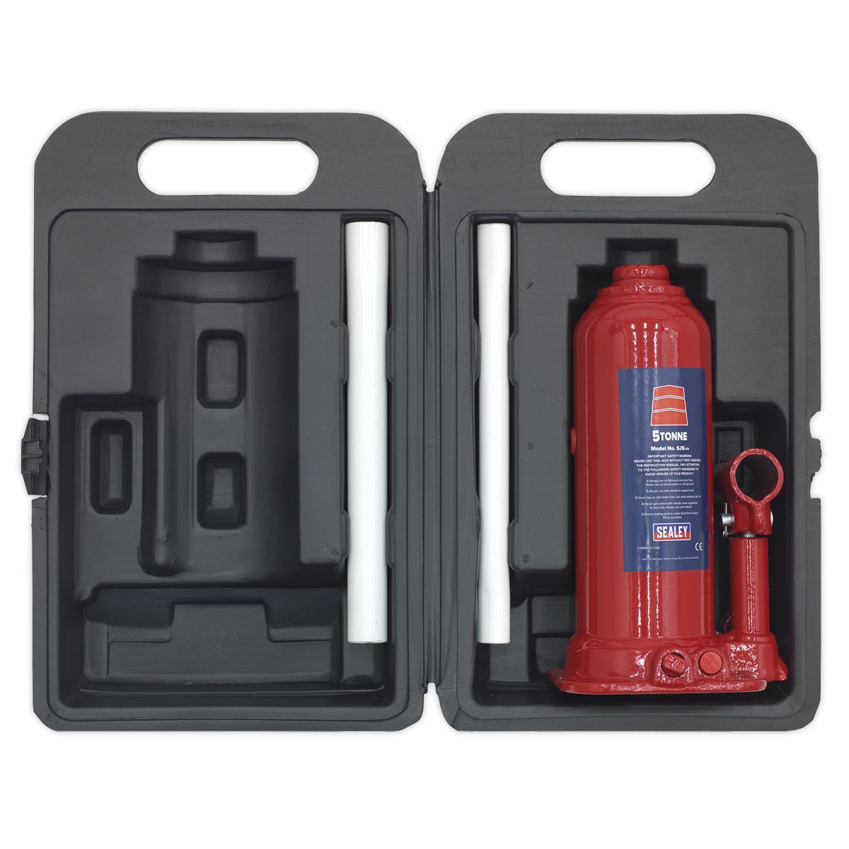 Sealey Bottle Jack 5 tonne with Storage Case SJ5BMC