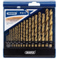 HALFORDS 19 Piece HSS Titanium Coated Drill Set LIKE Draper new