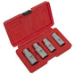 Sealey Stud Extractor Set 4pc 1/2"Sq Drive Metric AK723