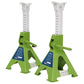 Axle Stands (Pair) 3tonne Capacity per Stand Ratchet Type Hi-Vis Green VS2003HV