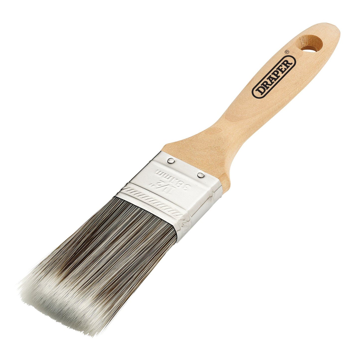 Draper Paint Brush with Wood Handle, 1.5"