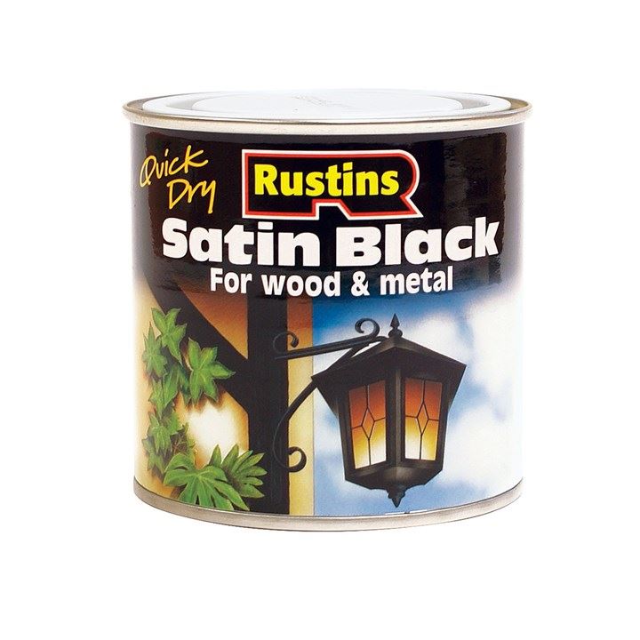 Rustins Satin Black 250ml (Satb250)