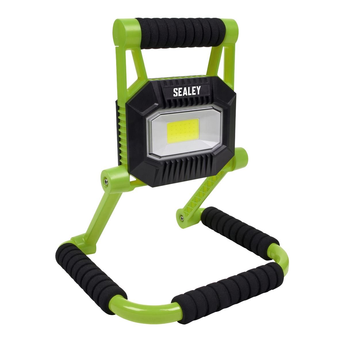 Sealey R/Charge Portable Fold Flat Floodlight 10W COB LED Li-ion LEDFL10W