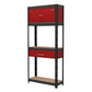 Sealey Shelving Unit 4-Tier with Cupboard and Drawer AP830R