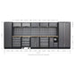 Sealey Superline Pro 4.9m Storage System - Wood Worktop APMSSTACK01W