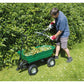 Draper Garden Tipper Cart Trolley Robust but Lightweight with 75L Tipping Bucket - 58553