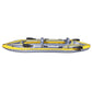 Dellonda Inflatable Two Person Kayak/Canoe Set with Pump, Carry Bag & 2 x Oars - Blue/Yellow/White DL155