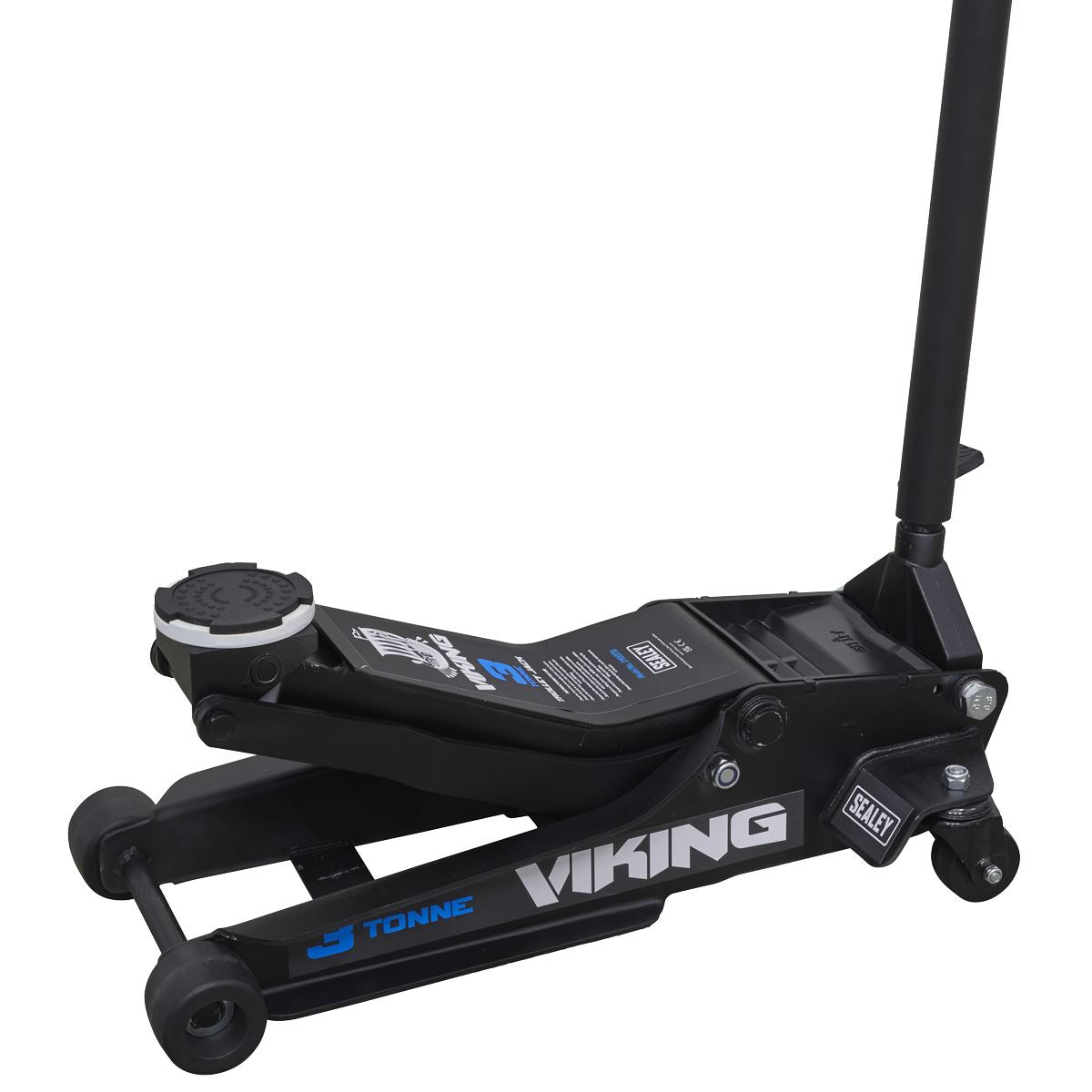 Sealey Viking 3 tonne Low Entry Trolley Jack with Rocket Lift 3100TB