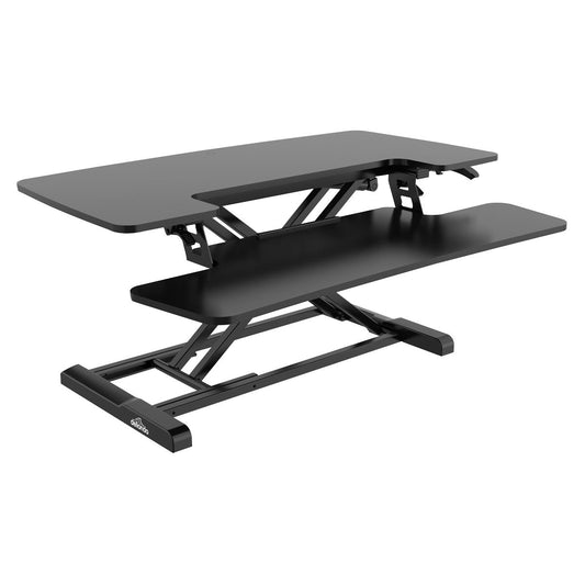 Dellonda 89cm Height Adjustable Standing Desk Converter, 50cm Max Height, 15kg Capacity - DH15 DH15