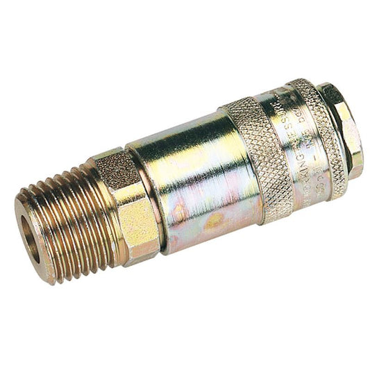 Draper 1/2" Male Thread PCL Tapered Airflow Coupling (Sold Loose) -No. 37837