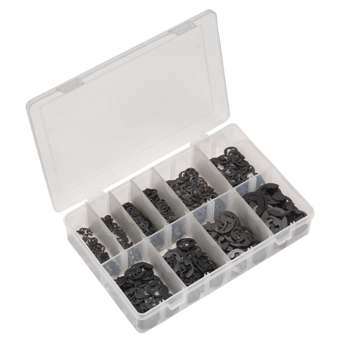 Sealey E-Clip Retainer Assortment 800pc Imperial AB013ER