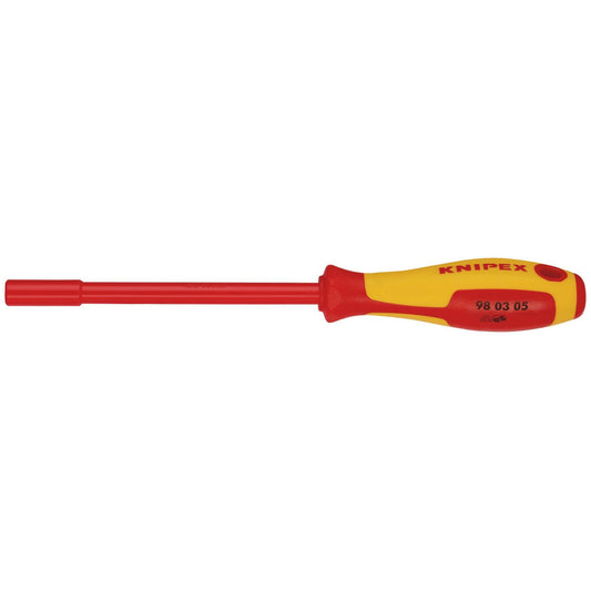 KNIPEX 98 03 05 VDE Insulated Nut Driver, 5.0 x 125mm