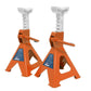 Sealey Axle Stands (Pair) 2 tonne per Stand Ratchet Type - Orange VS2002OR