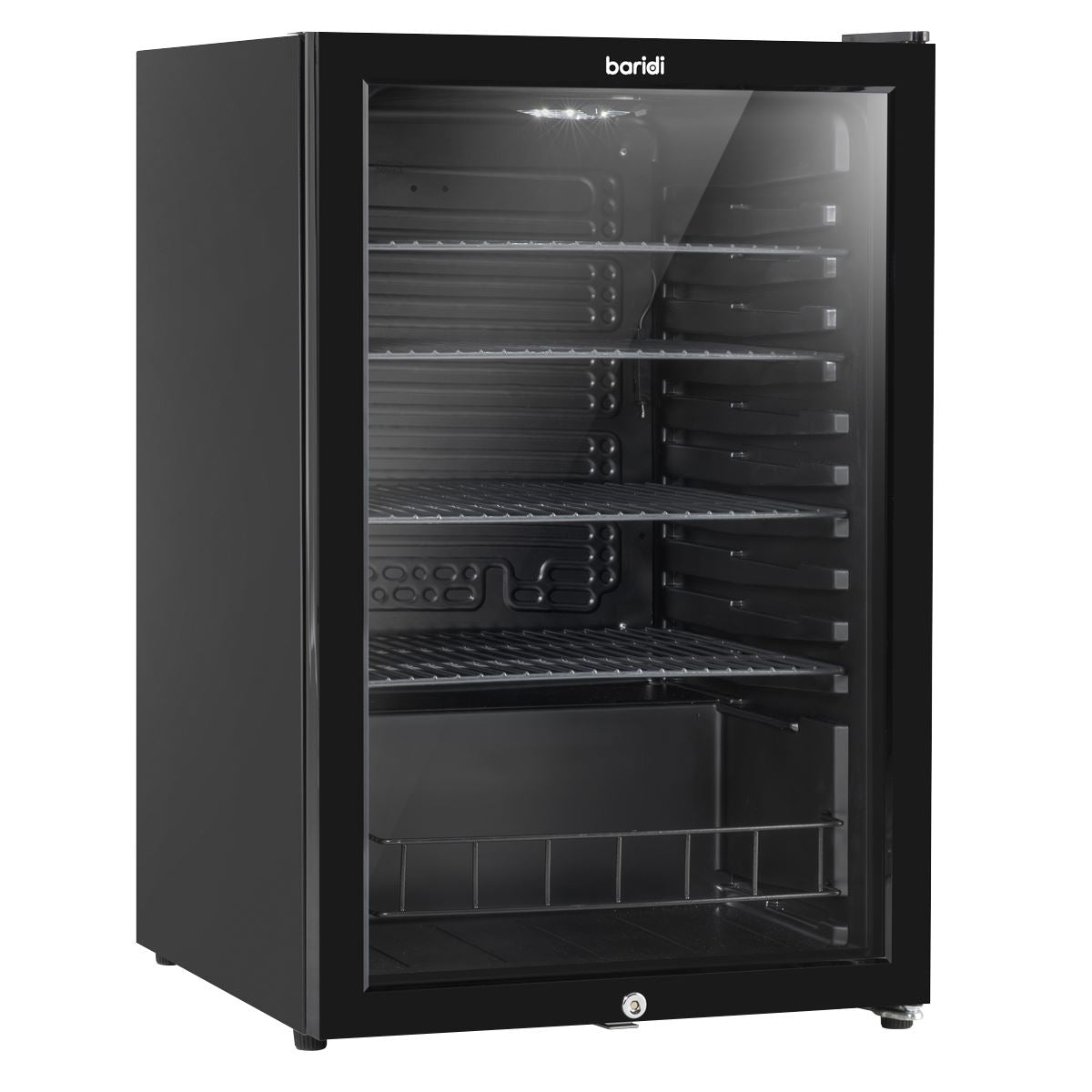 Sealey Baridi 115L Under Counter Beer, Drinks & Wine Fridge, Lock, LED Light DH223