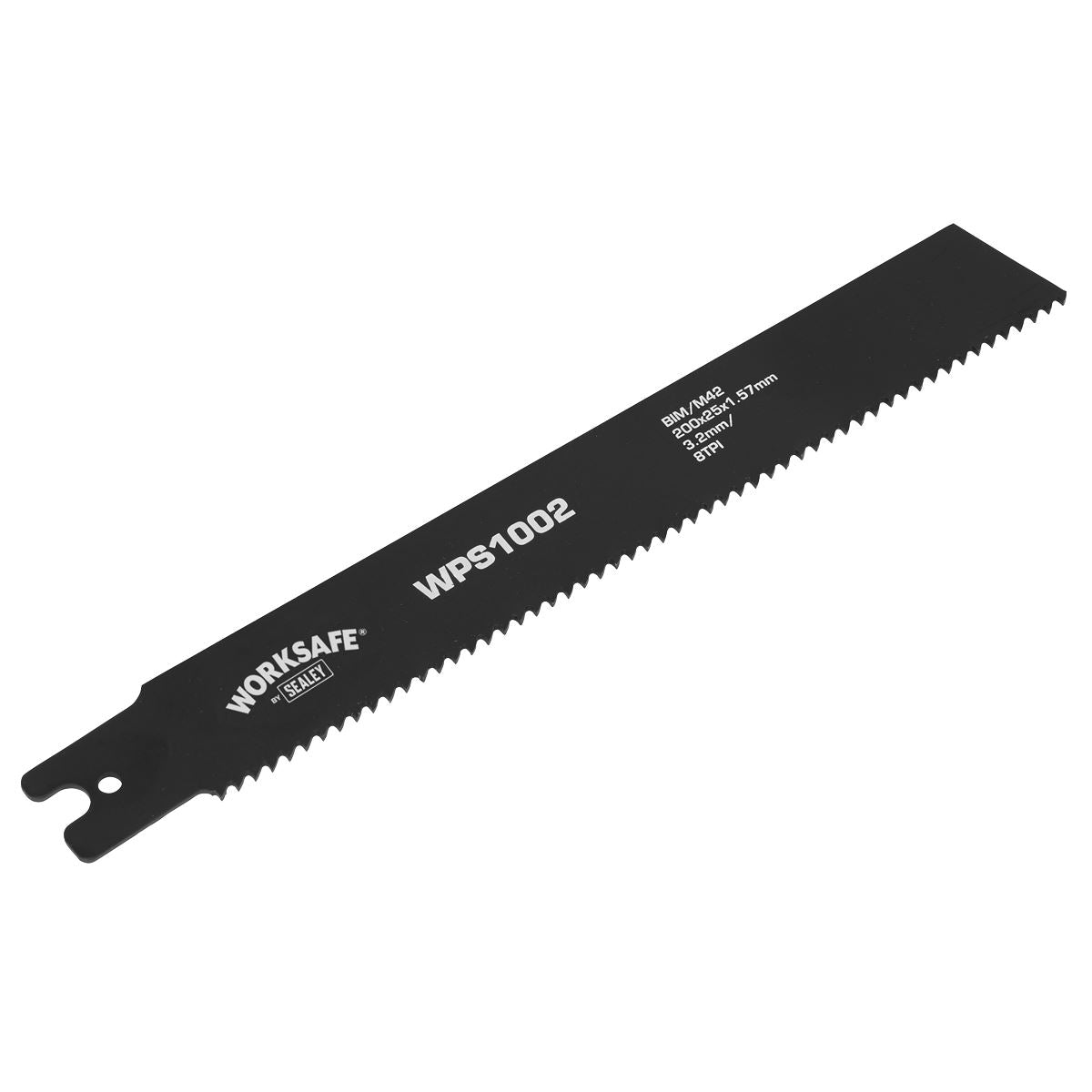 Sealey Pipe Saw Blade 200 x 25 x 1.7mm 8tpi - Pack of 5 WPS1002