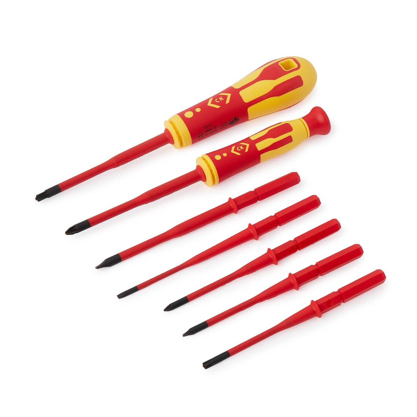 CK Tools VDE Interchangeable Slim Blade Screwdriver Set T4925