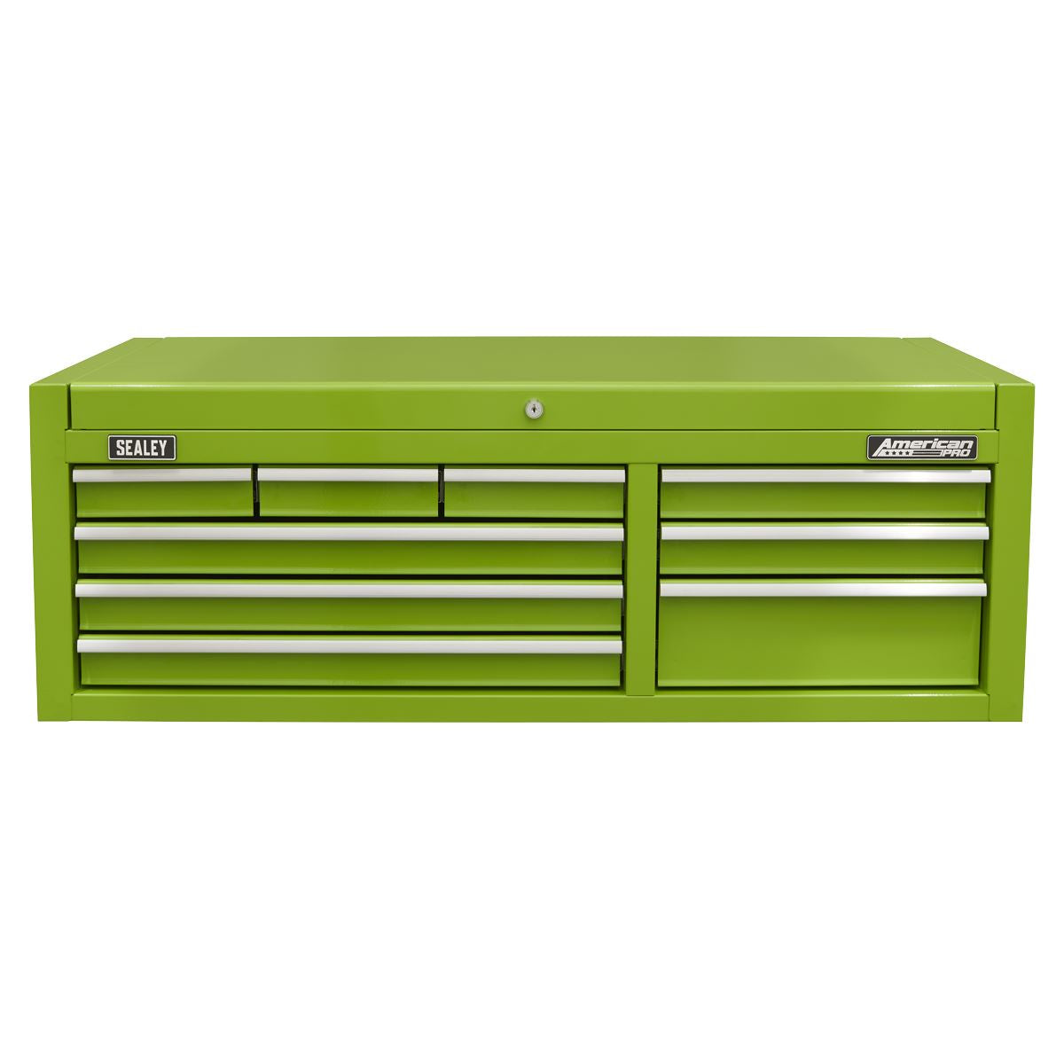 Sealey Topchest 9 Drawer with Ball Bearing Slides - Green AP4109HV