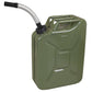 Sealey Screw Cap Metal Jerry Can 20L - Green JC20SCG