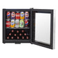 Baridi 50L Tabletop Drinks Fridge, Mini Beer Cooler, Glass Door, Stainless Steel DH75