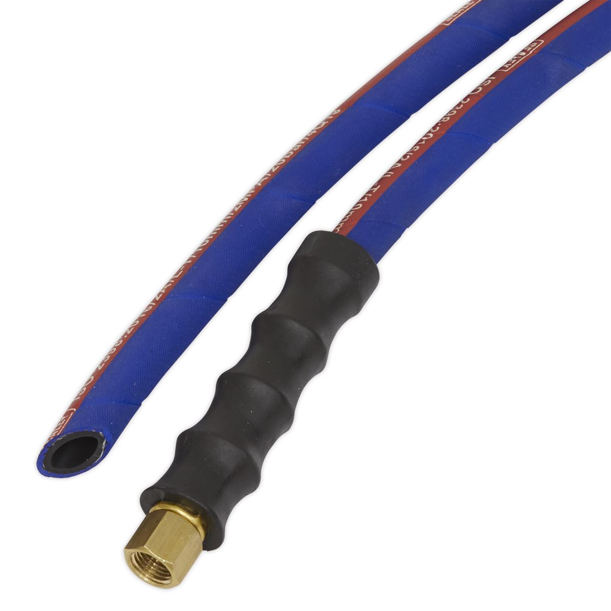 Sealey Air Hose 10m x 8mm with 1/4"BSP Unions Extra-Heavy-Duty AH10R