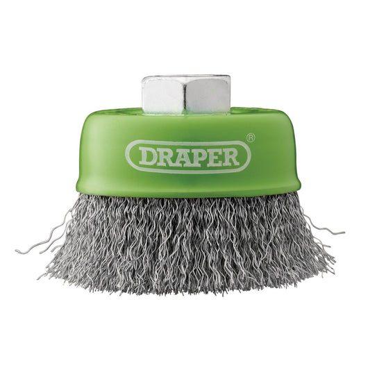 Draper 75mm Cup Brush Stainless M14 WBC9 - 08052