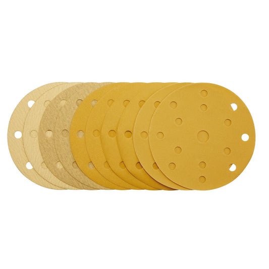 Draper 150mm Gold Sand Disc Asrt 15De SDHLG150 - 08480