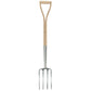 Draper Draper Heritage Stainless Steel Border Fork with Ash Handle - 99011