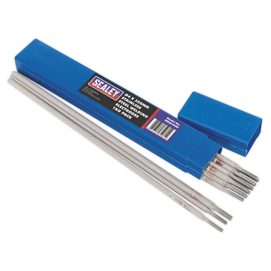 Sealey Welding Electrodes Stainless Steel 4 x 350mm 1kg Pack WESS1040