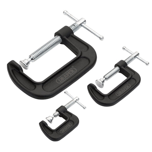 Draper Heavy Duty G-Clamp Set (3 Piece)