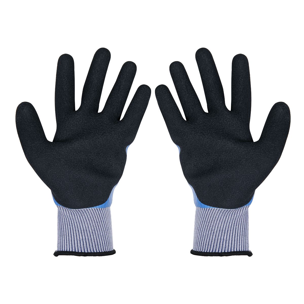 Sealey Waterproof Latex Gloves - (Large) - Pack of 6 Pairs SSP49L/6