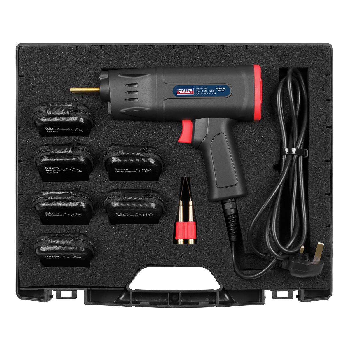 Sealey Plastic Welding Repair Kit 75W SDL15