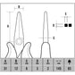 CK Tools Ecotronic ESD Flat Nose Pliers T3891