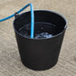 Sealey Heavy-Duty Flexi Tub 26L with Metal Handle - Black SFT26H