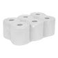 Sealey Paper Roll White 2-Ply Embossed 150m Pack of 6 WHT150