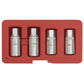 Sealey Stud Extractor Set 4pc 1/2"Sq Drive Metric AK723