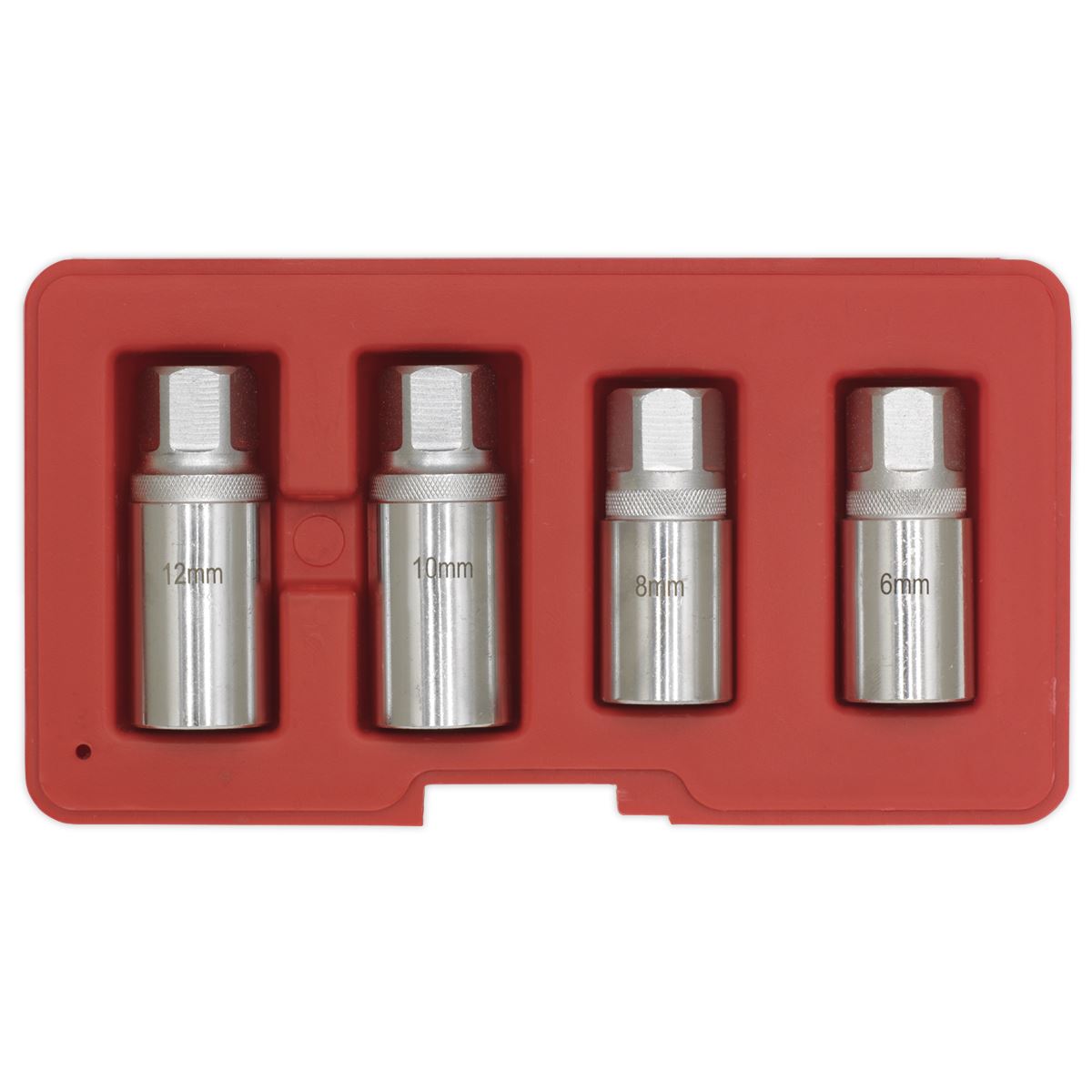 Sealey Stud Extractor Set 4pc 1/2"Sq Drive Metric AK723