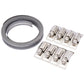 Draper 12mm Wide Hose Clamp Set