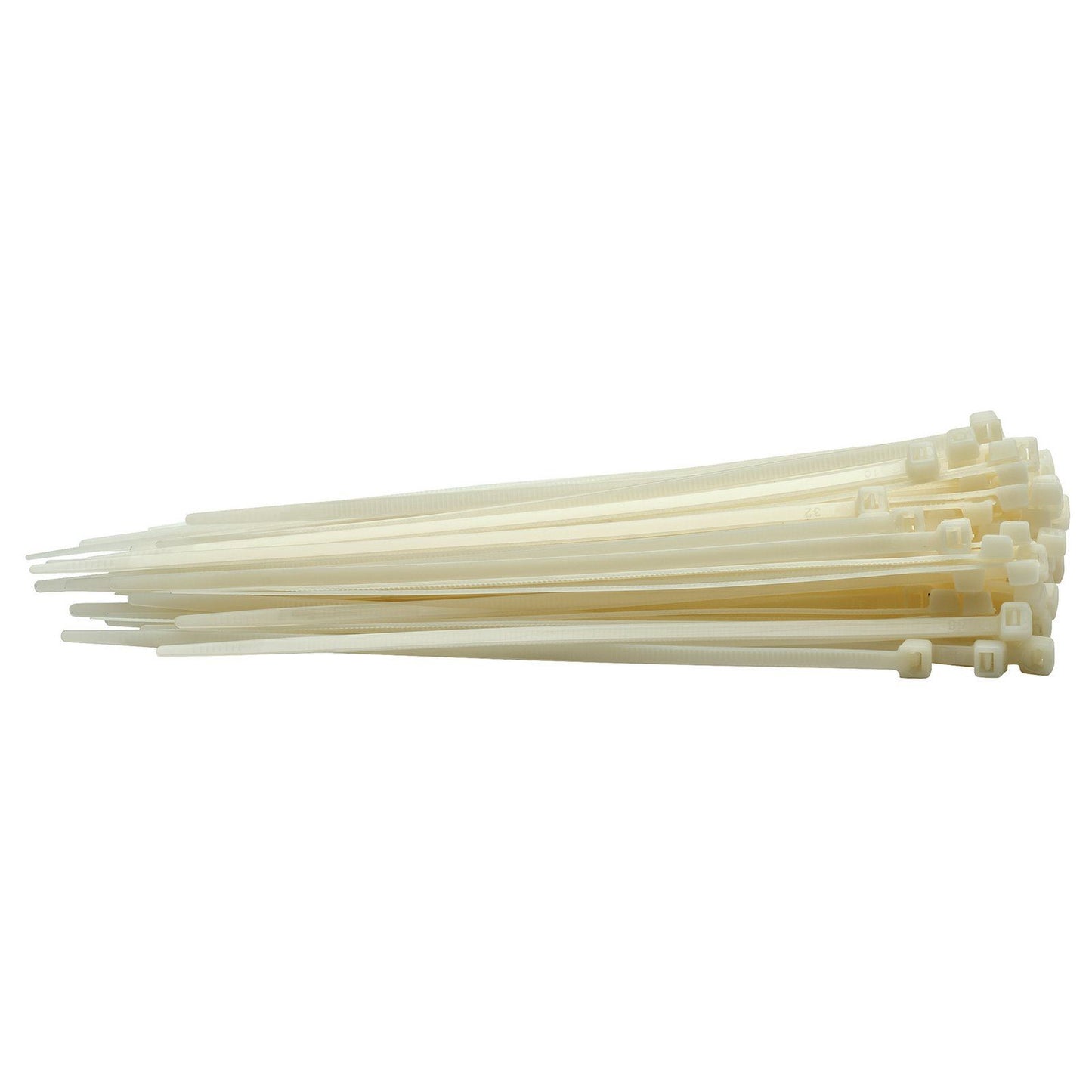 Draper High Quality White Cable Ties (100 Pieces) - 70394